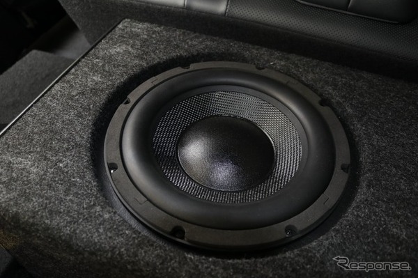 サブウーファーユニットはDEERブランドのRJ250をチョイス。音源をそのままで再現するサウンドには欠かせないピースとなった。