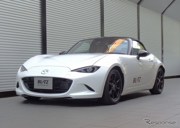 ブリッツ DAMPER ZZ-R　ロードスター装着例（フロント：40mmダウン / リア：40mmダウン）