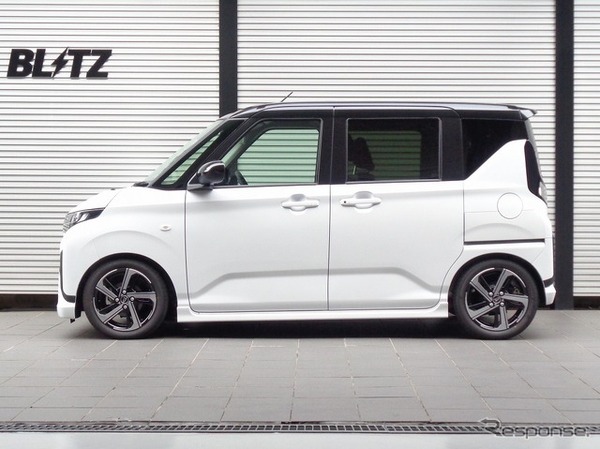 ブリッツ DAMPER ZZ-R　ダイハツ・ムーヴ2WD装着例（ダウン量：フロント 40mmダウン / リア 38mmダウン）