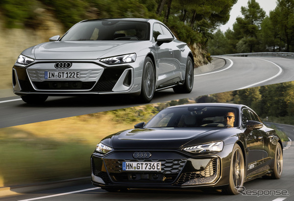 アウディ『RS e-tron GT performance exclusive edition』と『S e-tron GT』