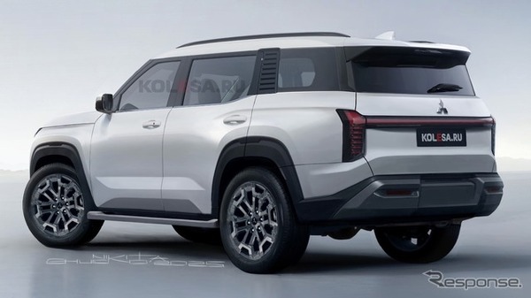 三菱 パジェロスポーツ 次期型の予想CG