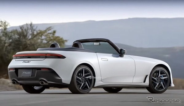 ホンダ プレリュード 新型ベースのロードスター、予想CG