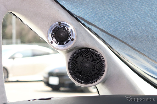 「パワーアンプ内蔵DSP」が導入されたオーディオカーの一例（製作ショップ：イースト＜大阪府＞）。