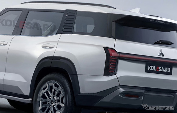 三菱 パジェロスポーツ 次期型の予想CG