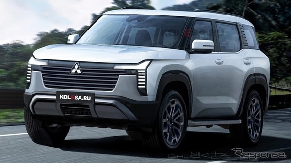 三菱 パジェロスポーツ 次期型の予想CG