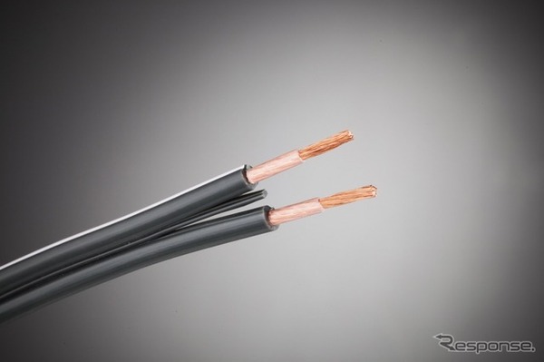 カー用の「スピーカーケーブル」の一例（チェルノフケーブル）。