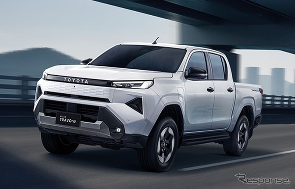 トヨタ・ハイラックス 新型 BEVモデルのプロトタイプ