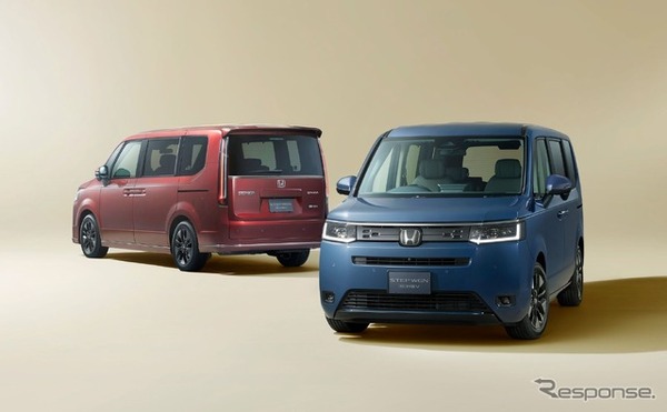 ホンダ『ステップワゴン』30周年記念車、マルチビューカメラなど快適装備を追加…409万8600円から