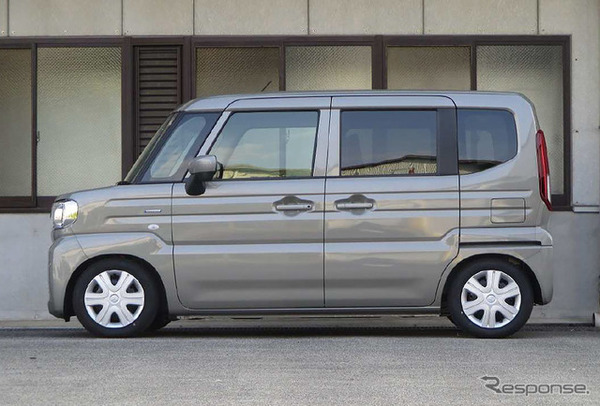 タナベ サステックプロCR　フレアワゴン装着例（最下部車高：フロント 49mmダウン / リア 49mmダウン）