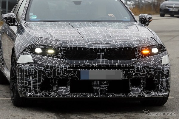 BMW M5 改良新型のプロトタイプ