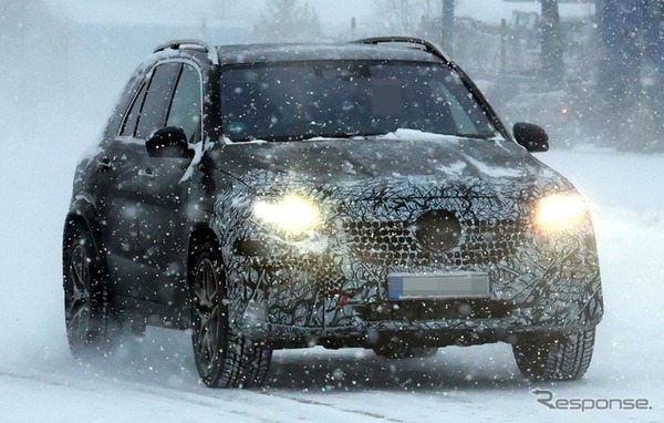 メルセデスAMG GLE53 改良新型のプロトタイプ