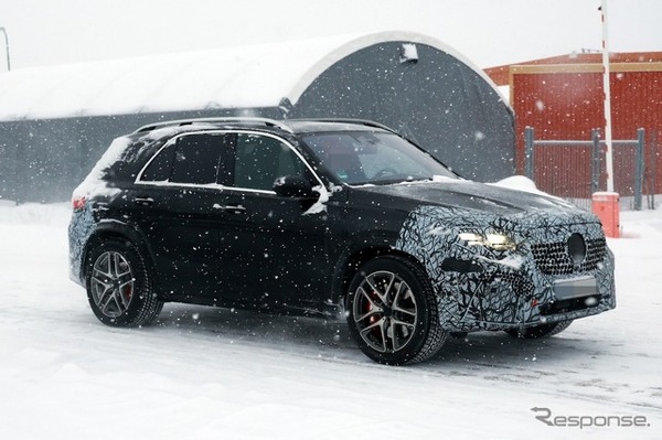メルセデスAMG GLE53 改良新型のプロトタイプ