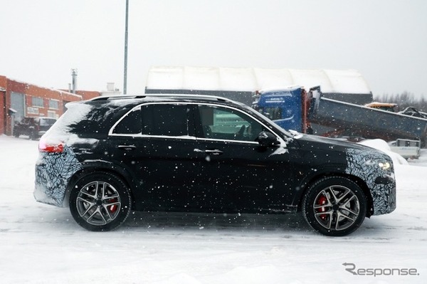メルセデスAMG GLE53 改良新型のプロトタイプ