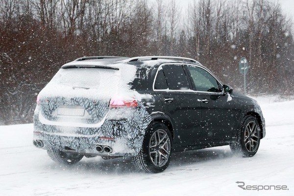 メルセデスAMG GLE53 改良新型のプロトタイプ