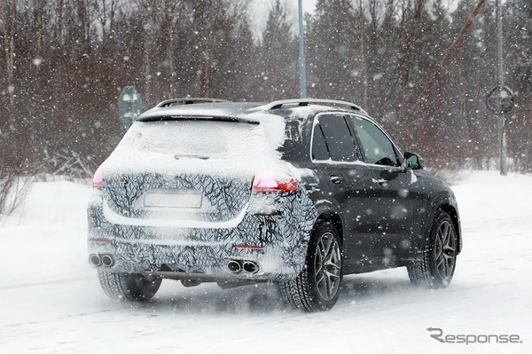 メルセデスAMG GLE53 改良新型のプロトタイプ