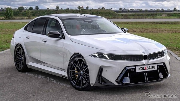 BMW M5 改良新型の予想CG。ノイエクラッセ仕様