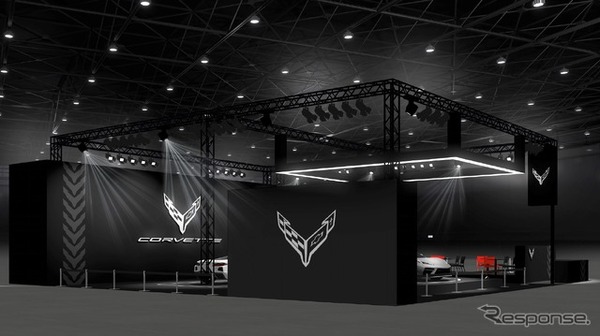 東京オートサロン2026：シボレー・コルベット・ブース（イメージ）