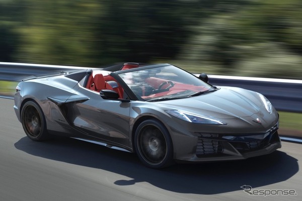 2025年6月に発売されたシボレー・コルベットZ06コンバーチブル