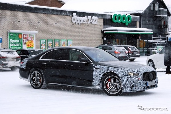 メルセデスAMG S63 改良新型のプロトタイプ