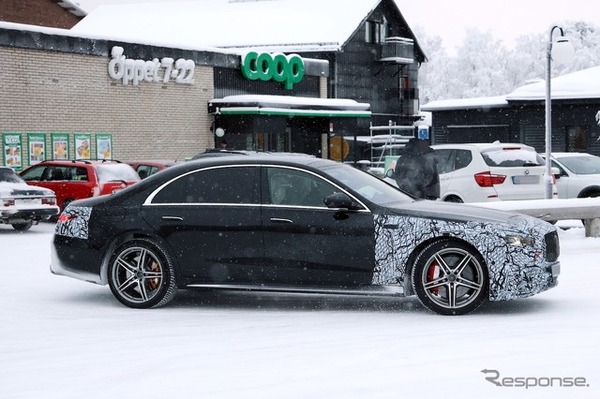 メルセデスAMG S63 改良新型のプロトタイプ