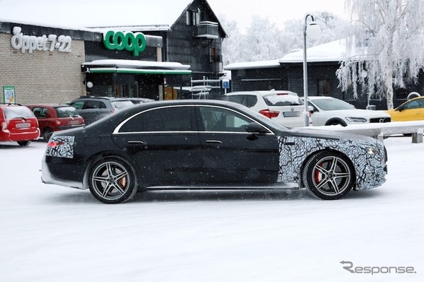 メルセデスAMG S63 改良新型のプロトタイプ