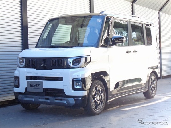 ブリッツ DAMPER ZZ-Rローダウンモデル　デリカミニ装着例（基準車高：フロント 24mmダウン / リア 22mmダウン）