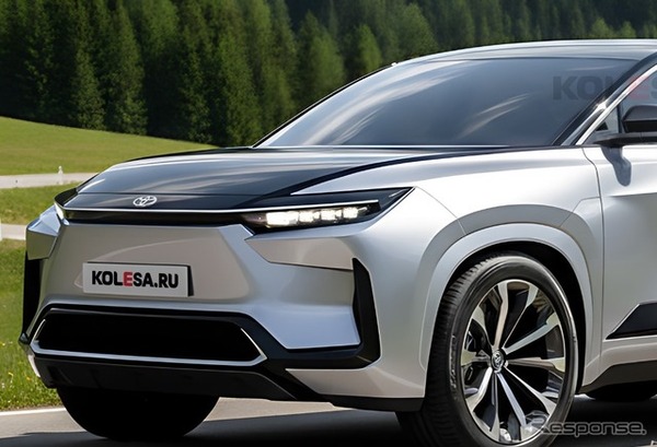 トヨタの新型3列SUV、予想CG