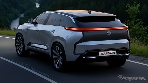 トヨタの新型3列SUV、予想CG