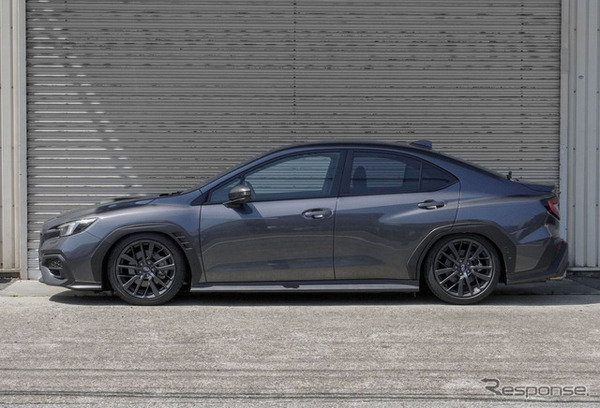 ラルグス SpecS WRX S4装着例（全下げ時：フロント 54mmダウン / リア 66mmダウン）