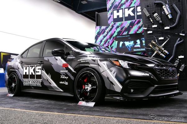HKSの『WRX S4』向けエアロキット「ボディキットTYPE-S」装着車