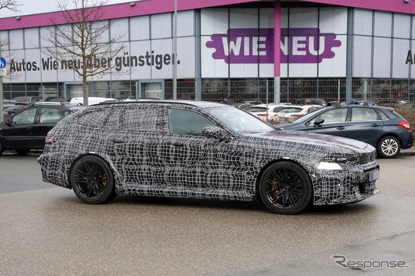 BMW M5ツーリング 新型のプロトタイプ
