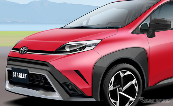 トヨタ スターレット 新型の予想CG