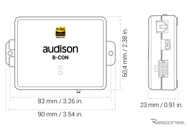 カーオーディオ専用Bluetoothレシーバー「B-CON II」