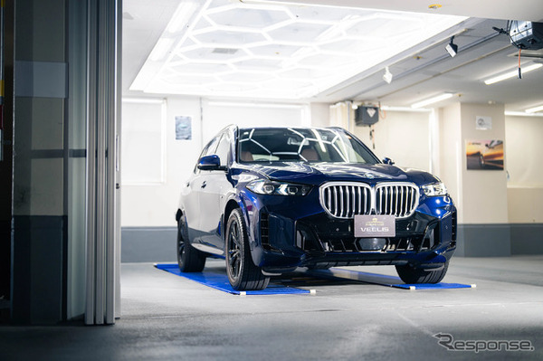 施工を終えて深い艶を纏う安東氏所有のBMW X5