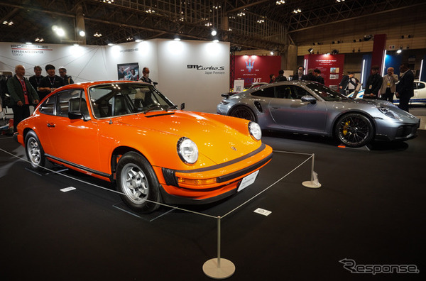 1976年式のポルシェ911と、911ターボS 新型（オートモビルカウンシル2026）