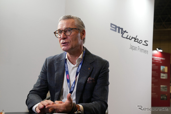 ポルシェジャパン イモー・ブッシュマン社長（10日、オートモビルカウンシル2026会場にて）