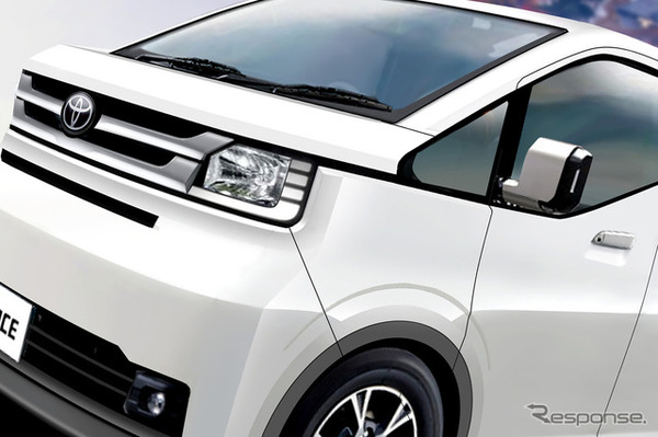 トヨタ ハイエース 次期型の予想CG