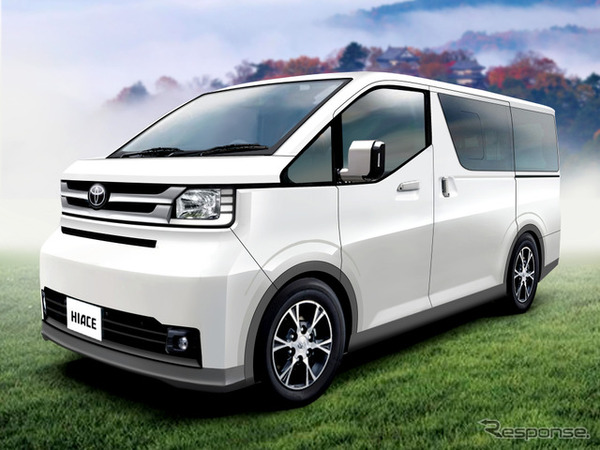 トヨタ ハイエース 次期型の予想CG