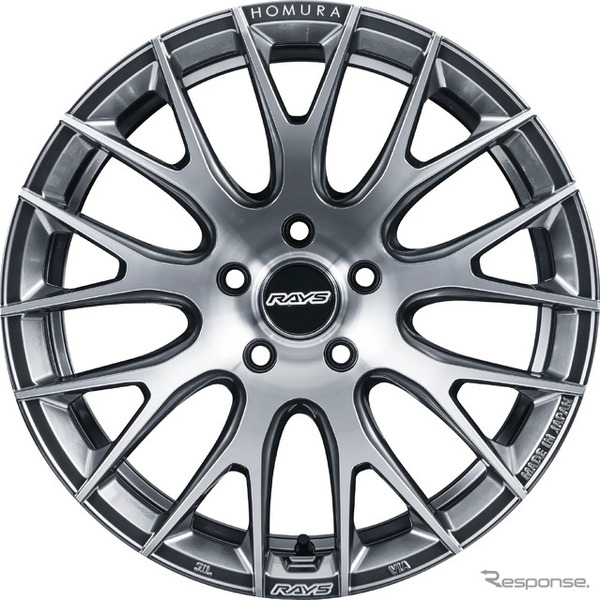 RAYS HOMURA 2×9R（18×7.5J +54 DMC/サイドグレイスシルバー）