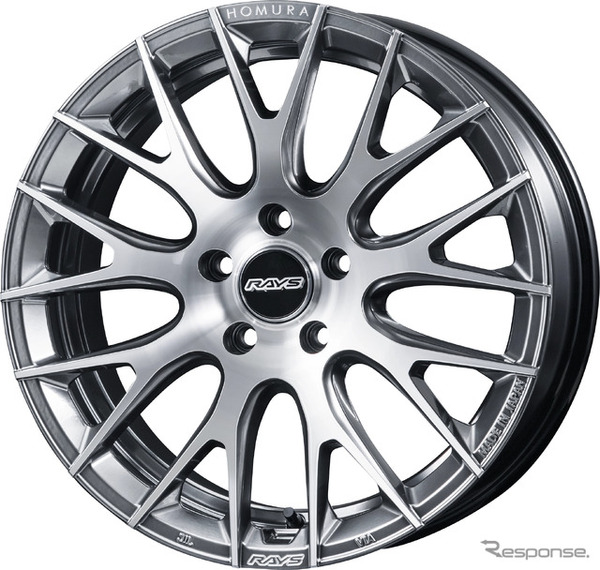 RAYS HOMURA 2×9R（18×7.5J +54 DMC/サイドグレイスシルバー）