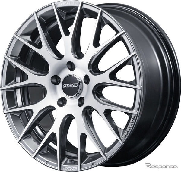 RAYS HOMURA 2×9R（18×7.5J +54 DMC/サイドグレイスシルバー）