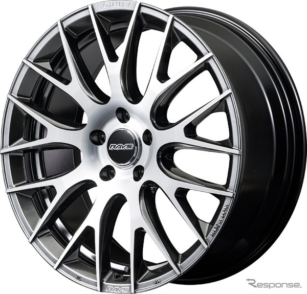 RAYS HOMURA 2×9R（19×8.0J +51 DMC/サイドグレイスシルバー）