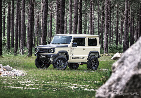 RAYS VOLK RACING TE37XT for J Black Shadow LTD.（マットトランスルーセントブラック）× SUZUKI ジムニー
