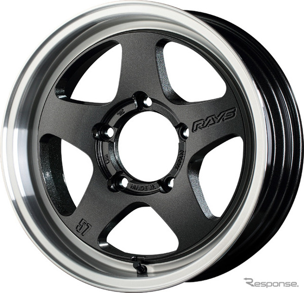 RAYS gramLIGHTS 57FR-X（グラスブラック/リムDC）