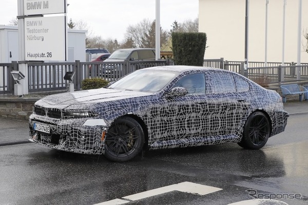 BMW M5改良新型のプロトタイプ