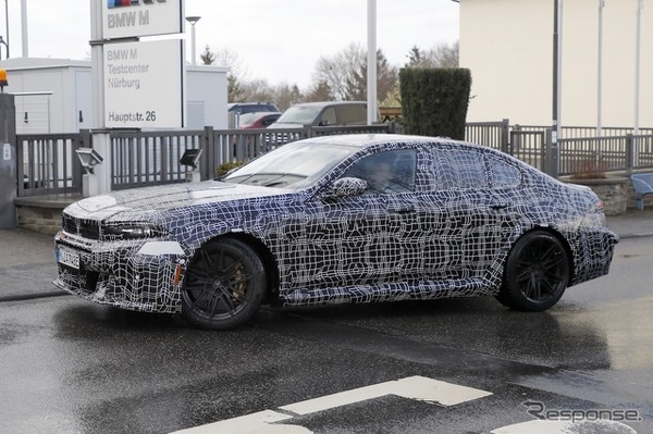 BMW M5改良新型のプロトタイプ
