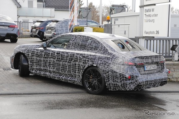 BMW M5改良新型のプロトタイプ