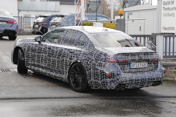 BMW M5改良新型のプロトタイプ