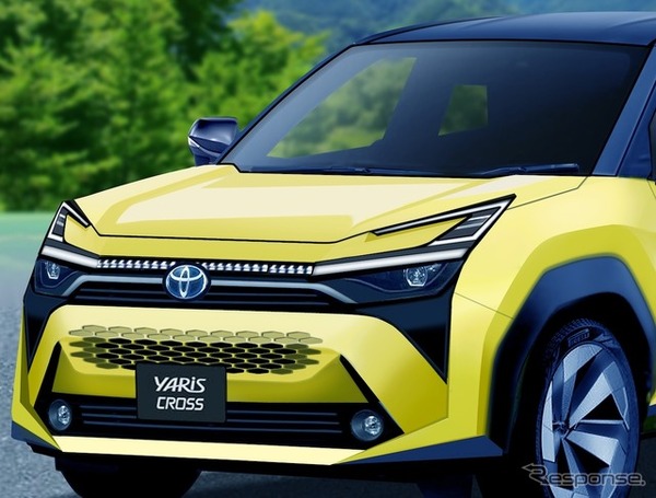 トヨタ ヤリスクロス 次期型の予想CG