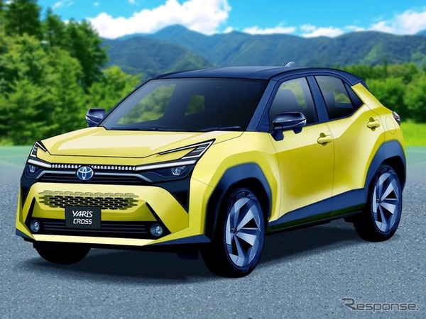 トヨタ ヤリスクロス 次期型の予想CG